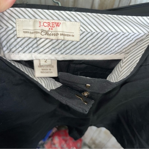 J. Crew Black Broken In Chino Shorts - Picture 8 of 8